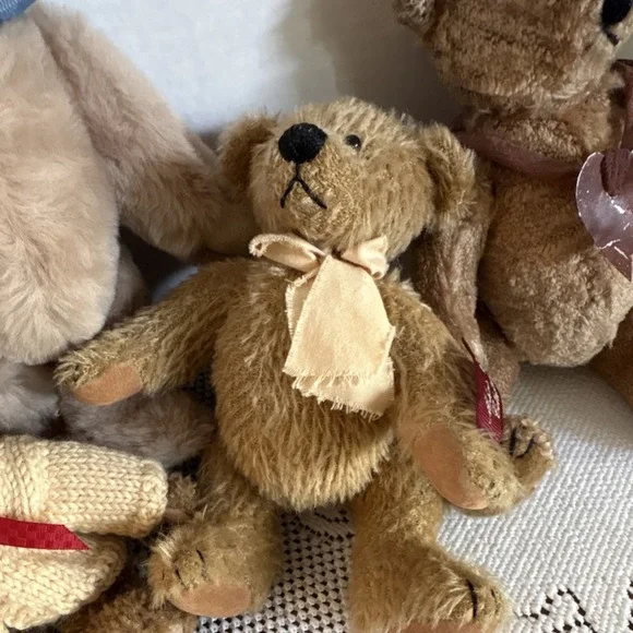 VINTAGE**Boyds Bears Russ Sugar Plum Bears Plush Vintage Collector Bear Lot of 6 - Picture 6 of 16